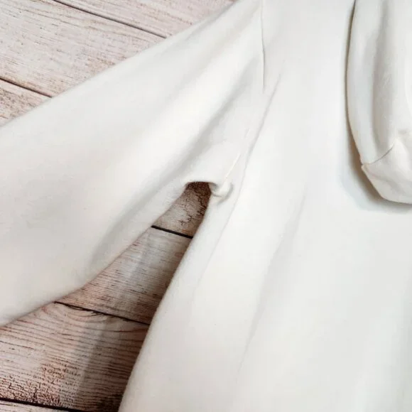 The North Face Half Dome Sweatshirt Hoodie Pullover Size L Ivory Pink Blue Women - Picture 14 of 16